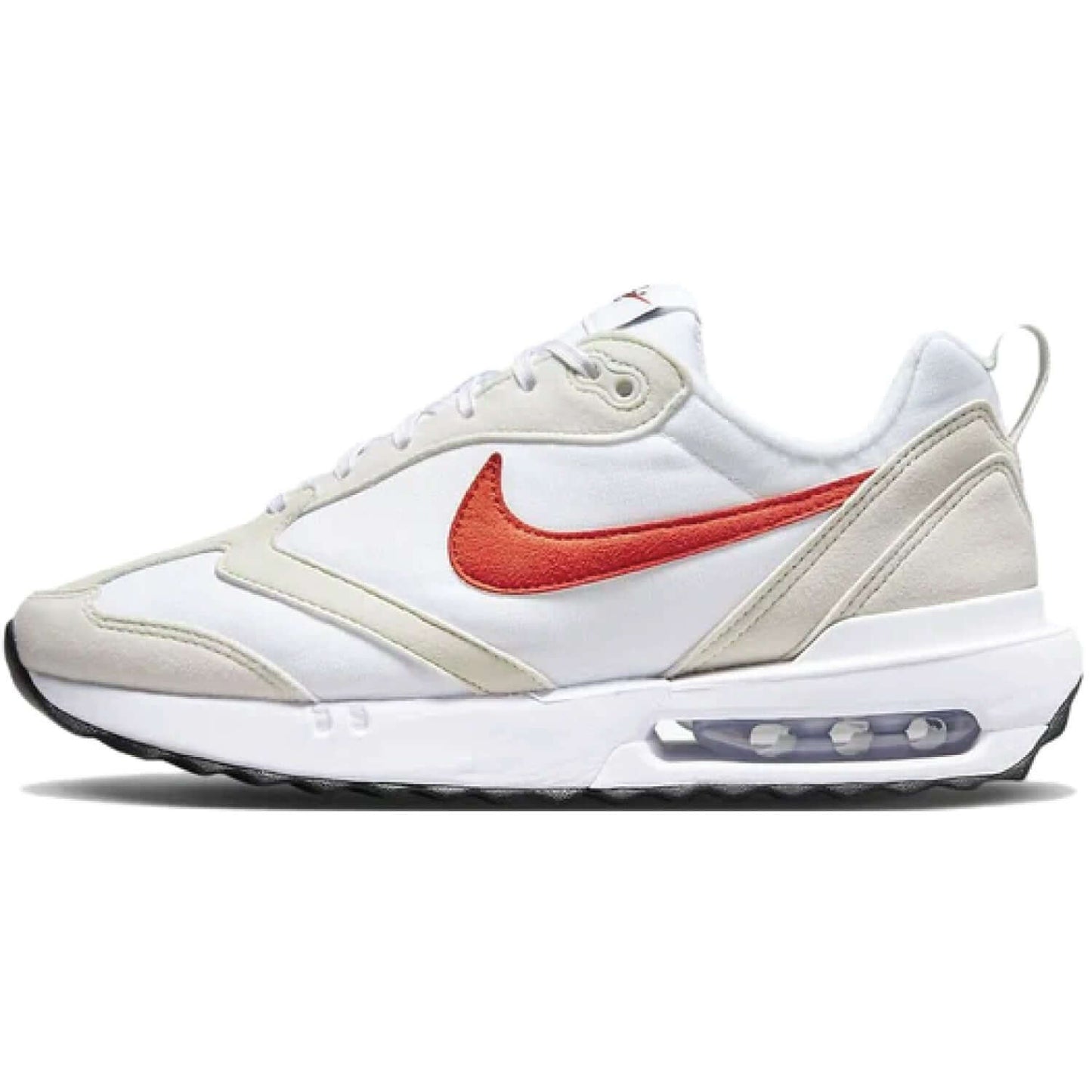 Wmns Air Max Dawn 'Light Bone Picante Red'