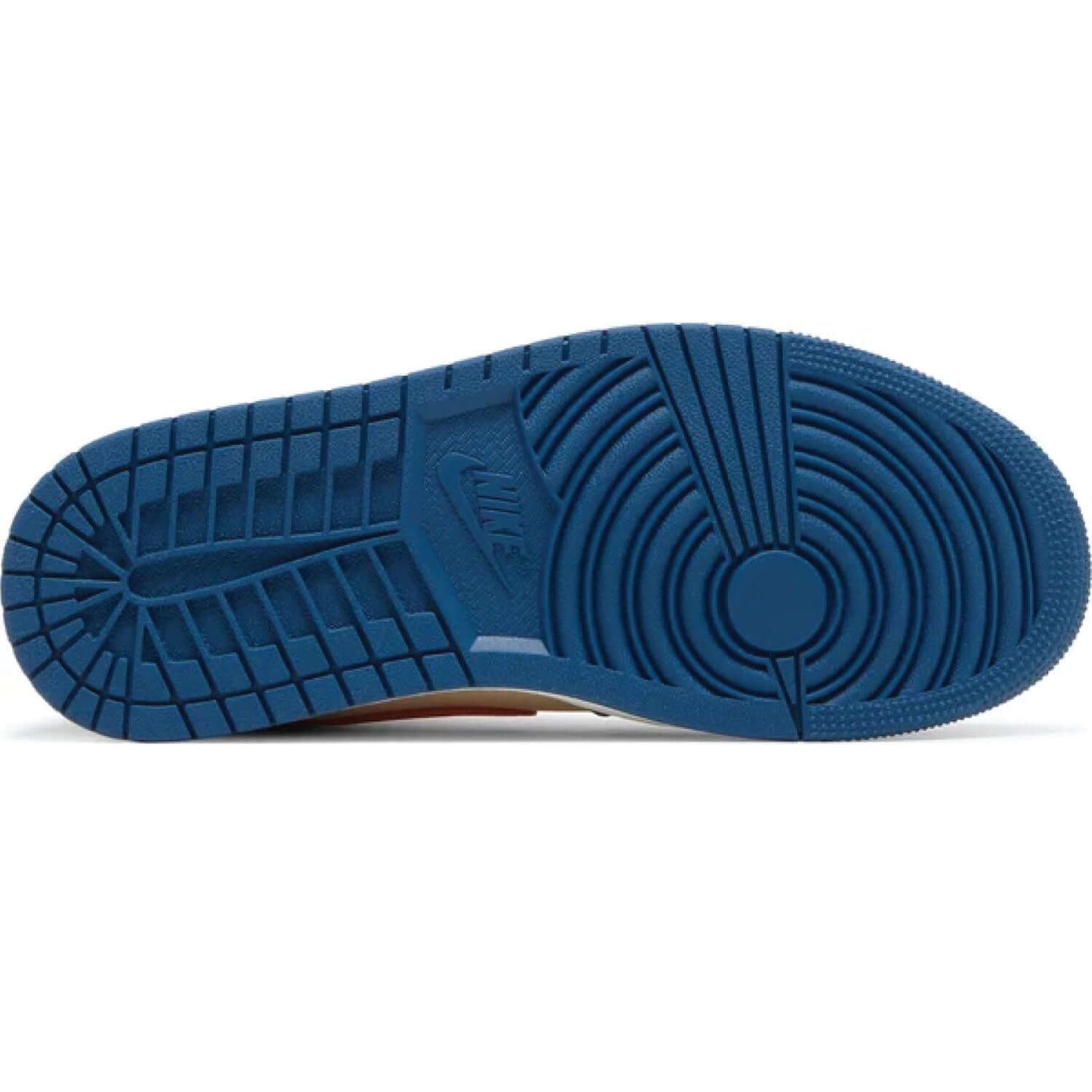 This is the lower side shoe of Wmns Air Jordan 1 Mid SE 'Multi-Color'
