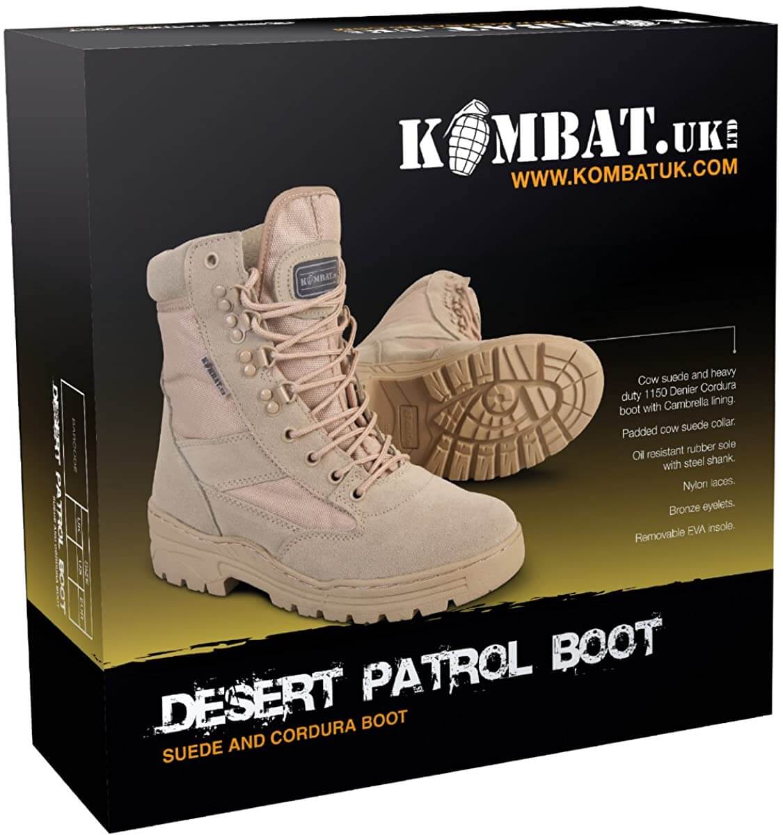 Kombat UK Men's Desert Patrol Boots