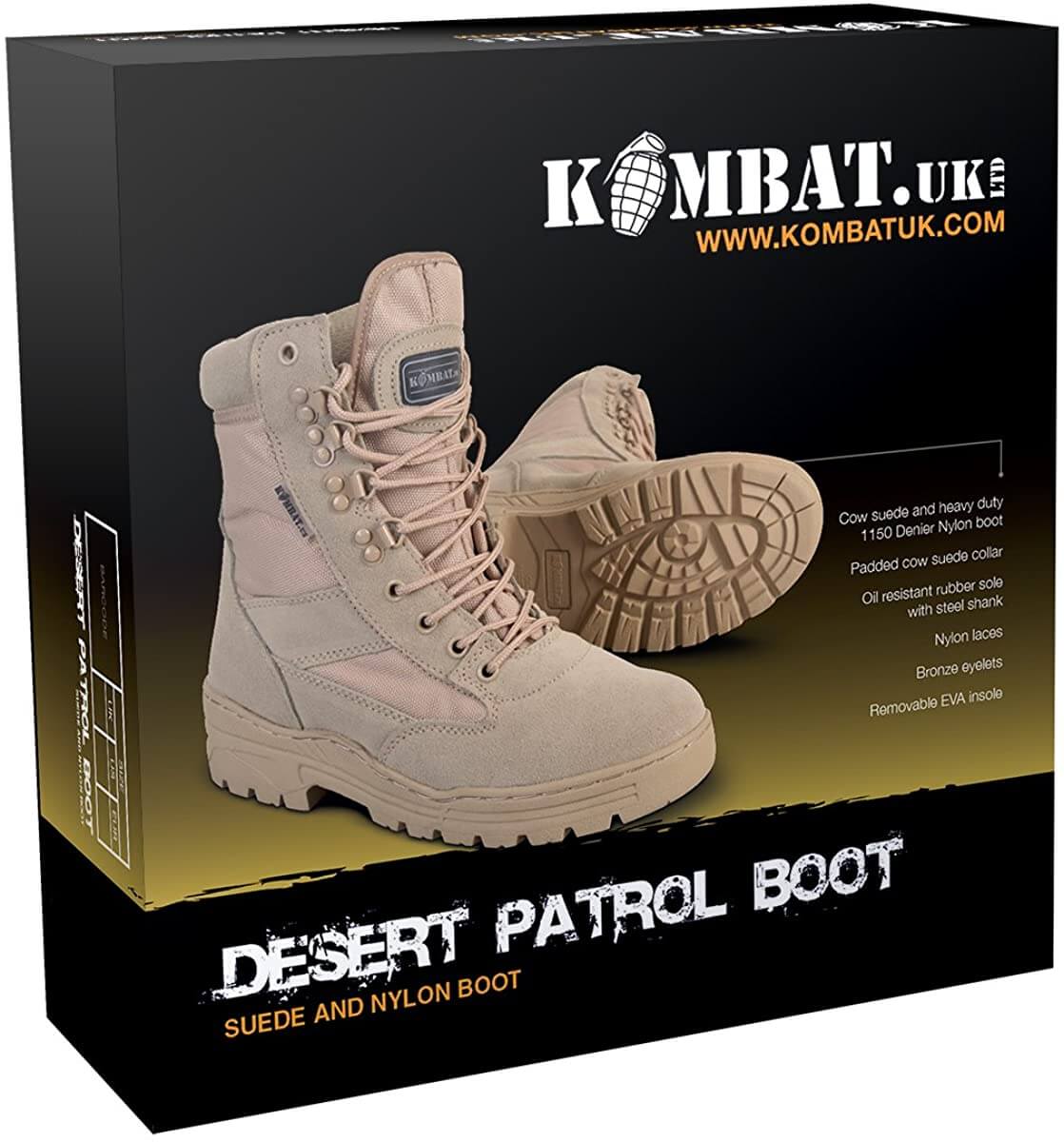 Kombat UK Men's Desert Patrol Boots