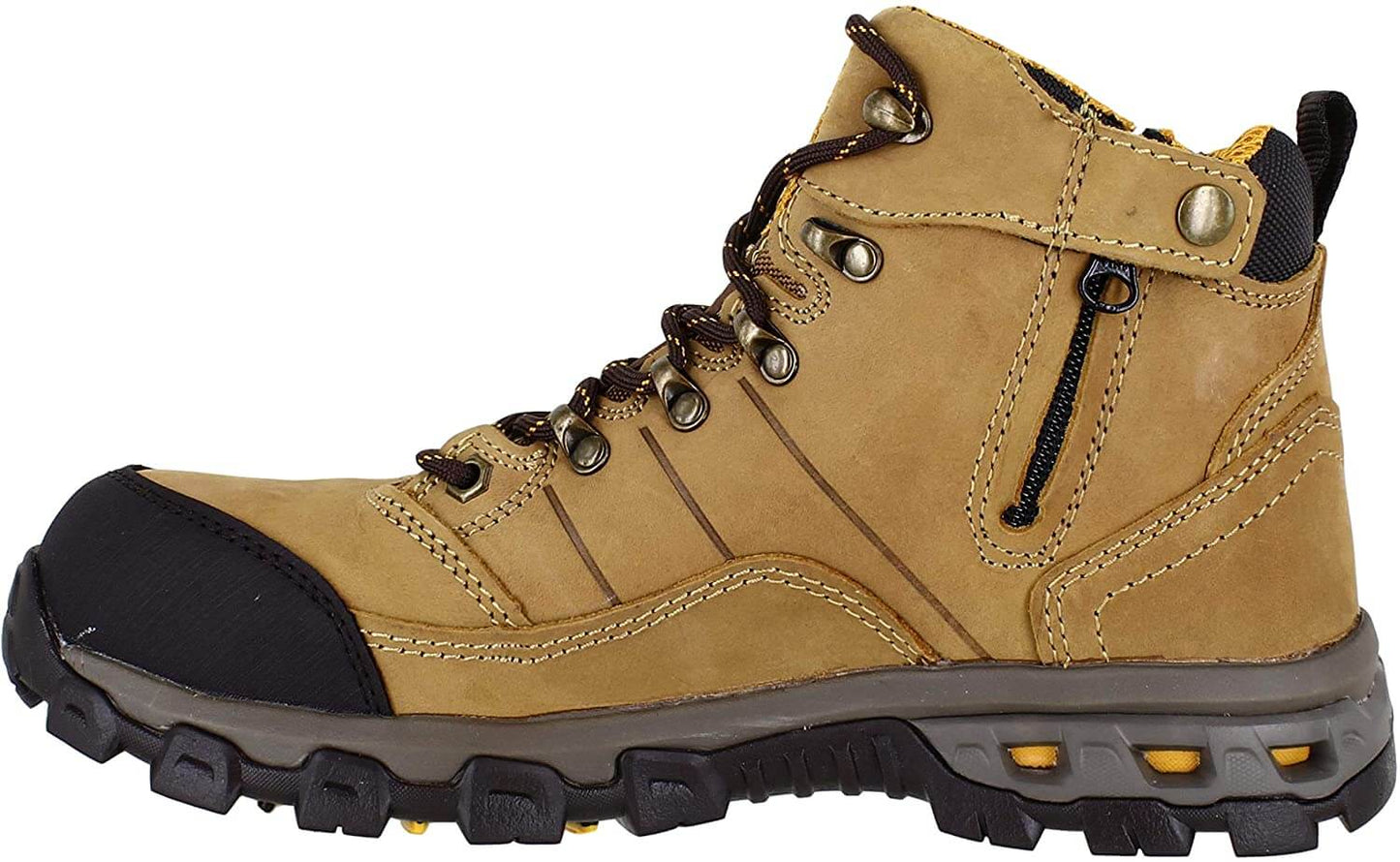 DEWALT Poseidon Mens Side Zip-Up Safety Work Steel Toe SB Boots