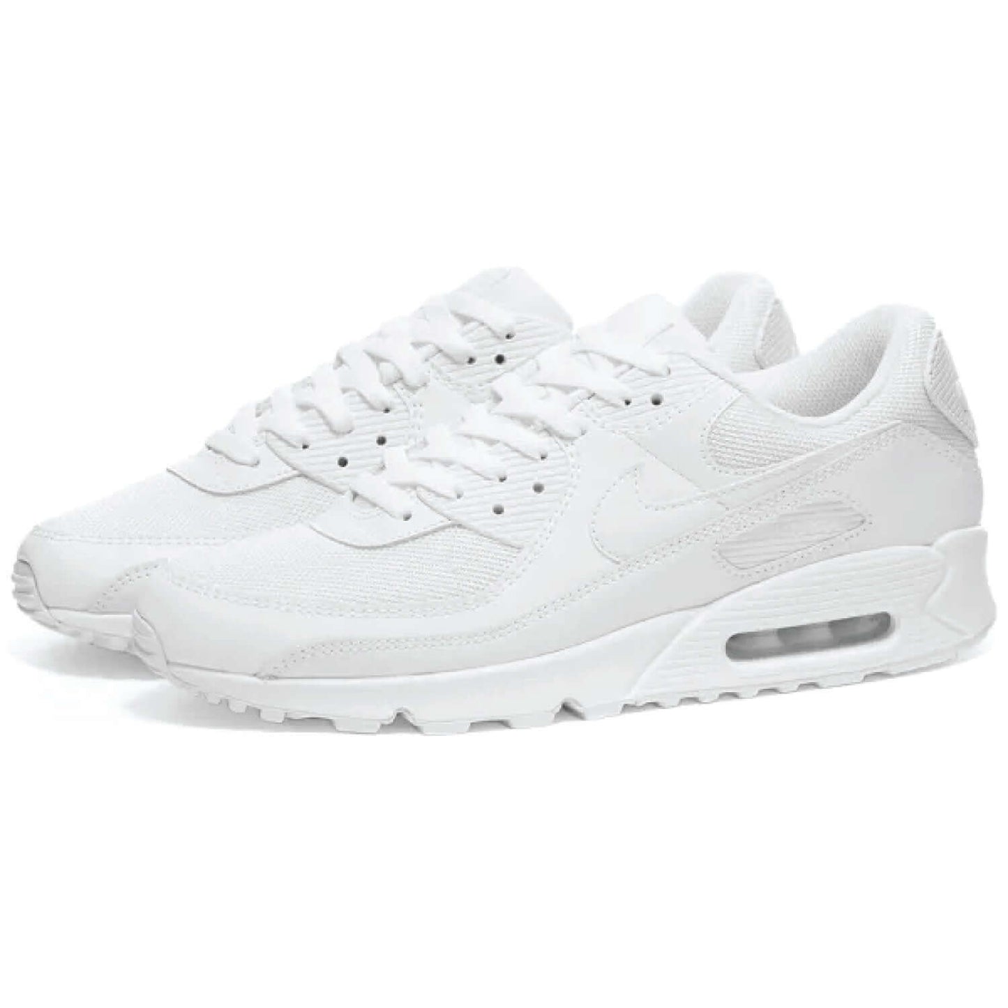 Air Max 90 Mesh GS Triple White