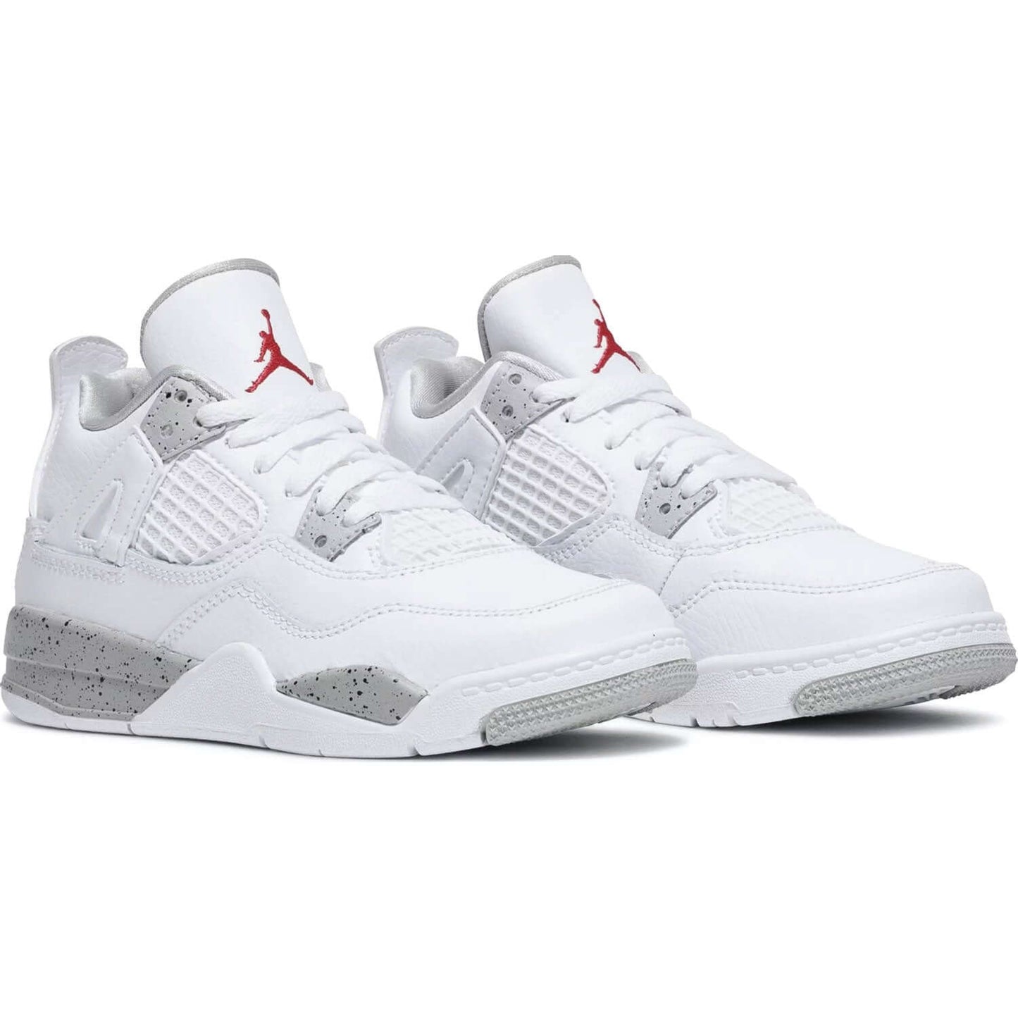 This is the Air Jordan 4 Retro PS 'White Oreo' pair.which describes the beauty of white oreo.