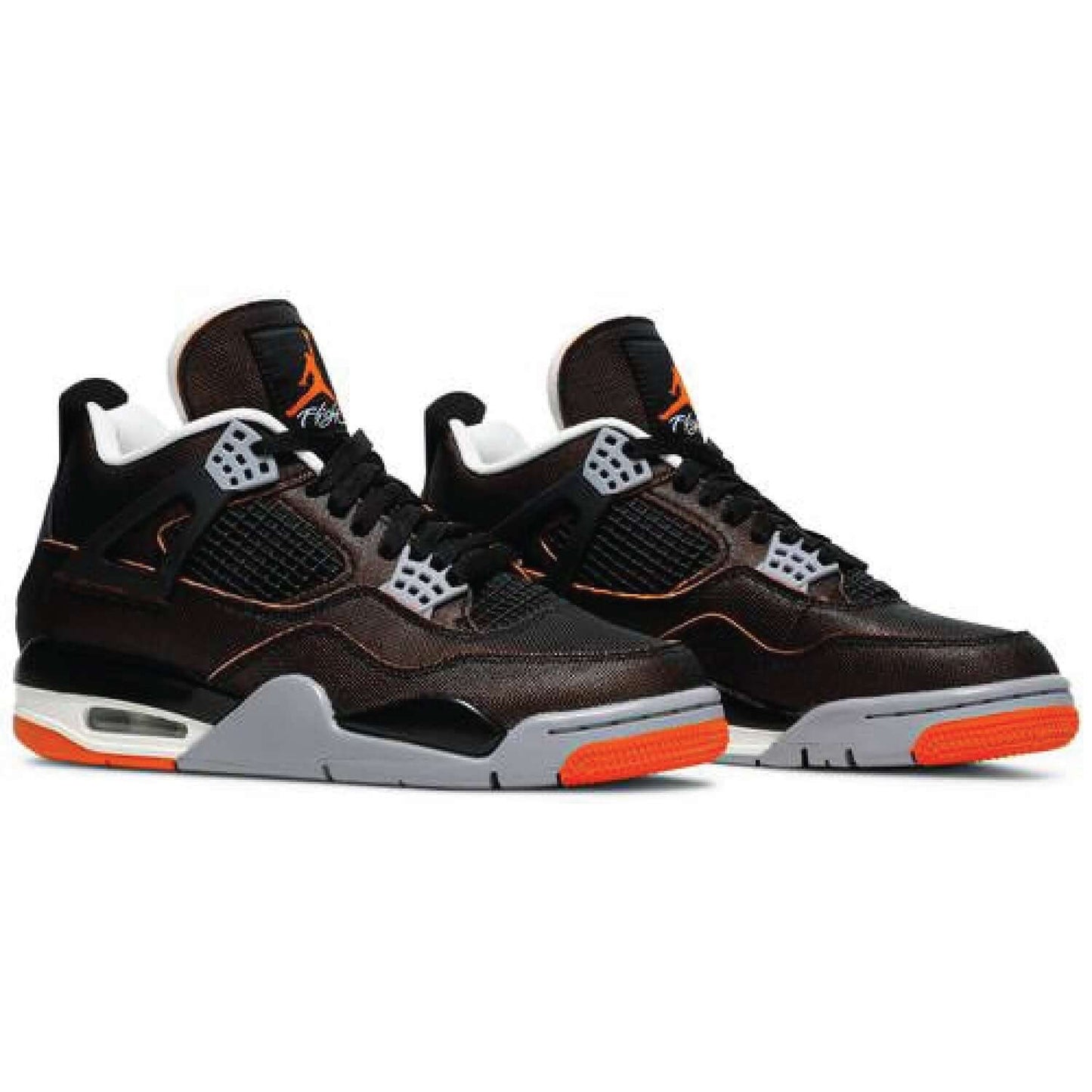 This is the Air Jordan 4 Retro Starfish Women's pair. which describes the beauty of Starfish.