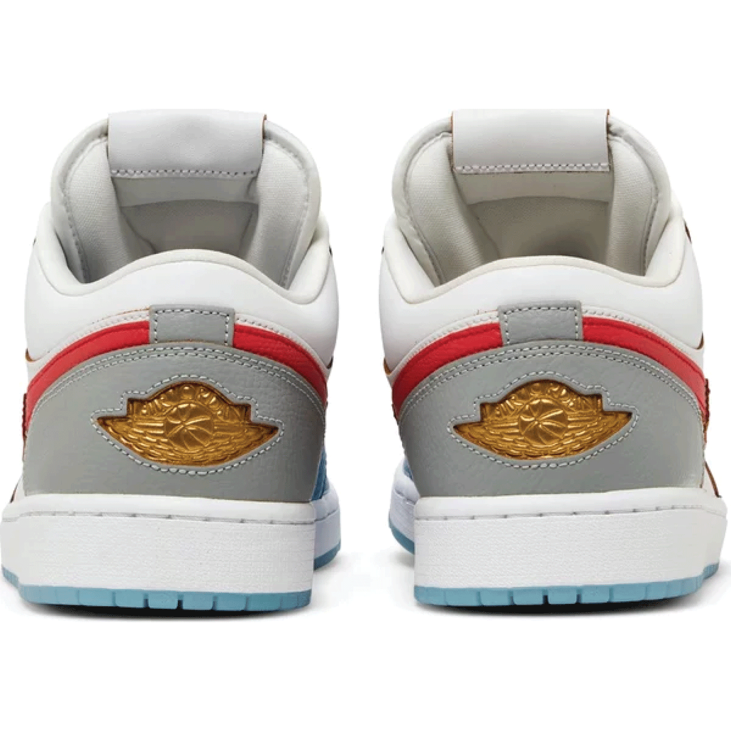 This is the back side of Air Jordan 1 Low SE 'Philippines'