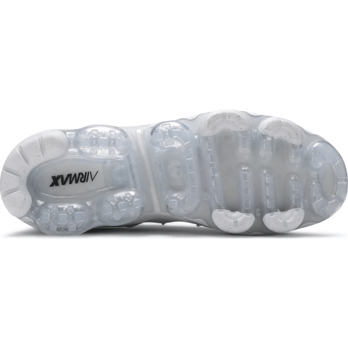 This is the lower sole of the Air Vapormax Plus Pure Platinum