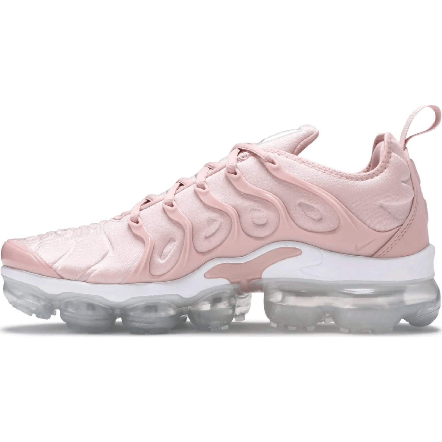 This is the left side of the Air Vapormax Plus Pink Oxford