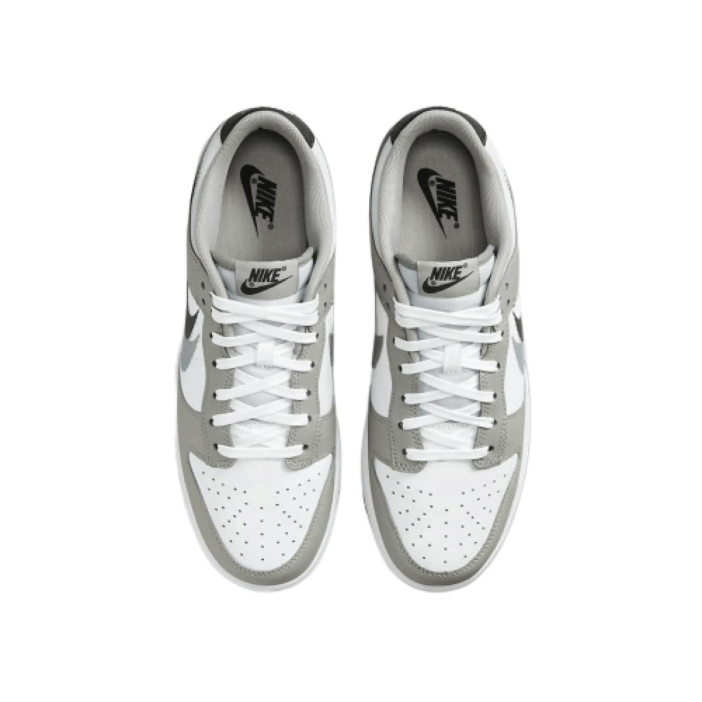Dunk Low Grey Stencil Swoosh - FD0661-100