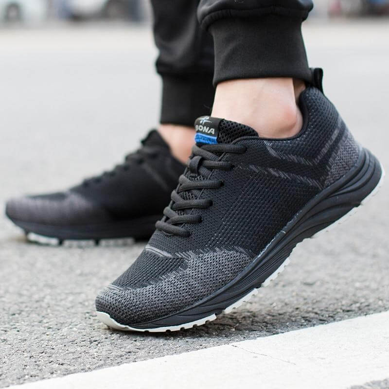 BONA New Arrival Popular Style Men Running Shoes Outdoor Walking Comfortable Sneakers Lace Up Cow Leather Athletic Shoes For Men