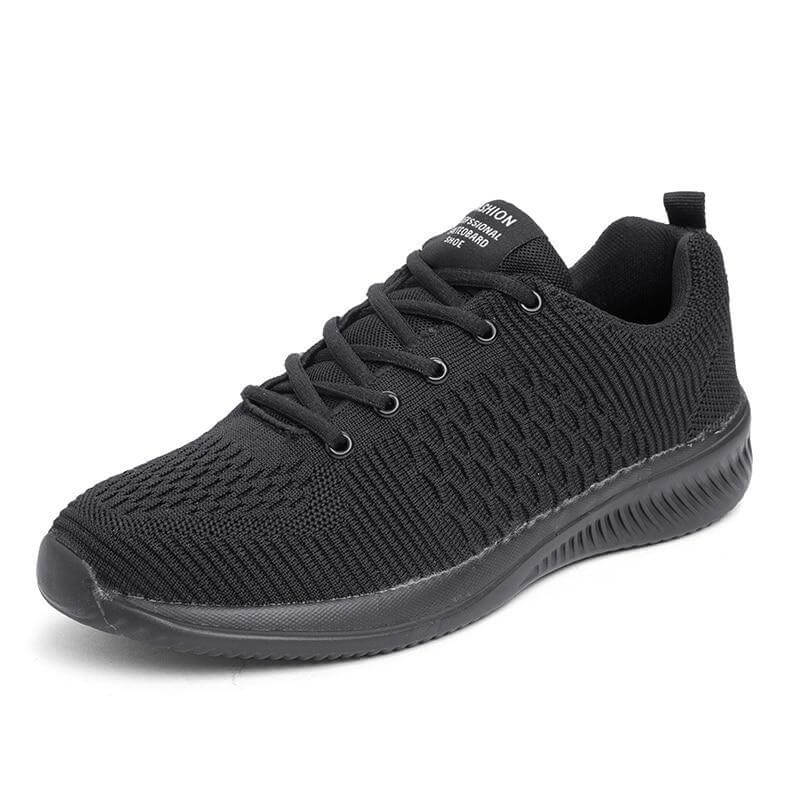 Hot Sale Four Seasons Running Shoes Men Lace-up Athletic Ever Sole Zapatillas Sports Shoes Men Outdoor Walking Sneakers