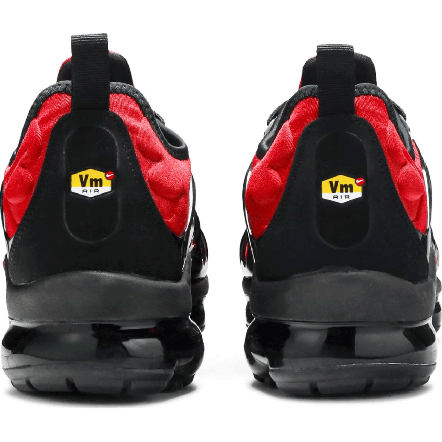 This is the back side of the Air Vapormax Plus University Red