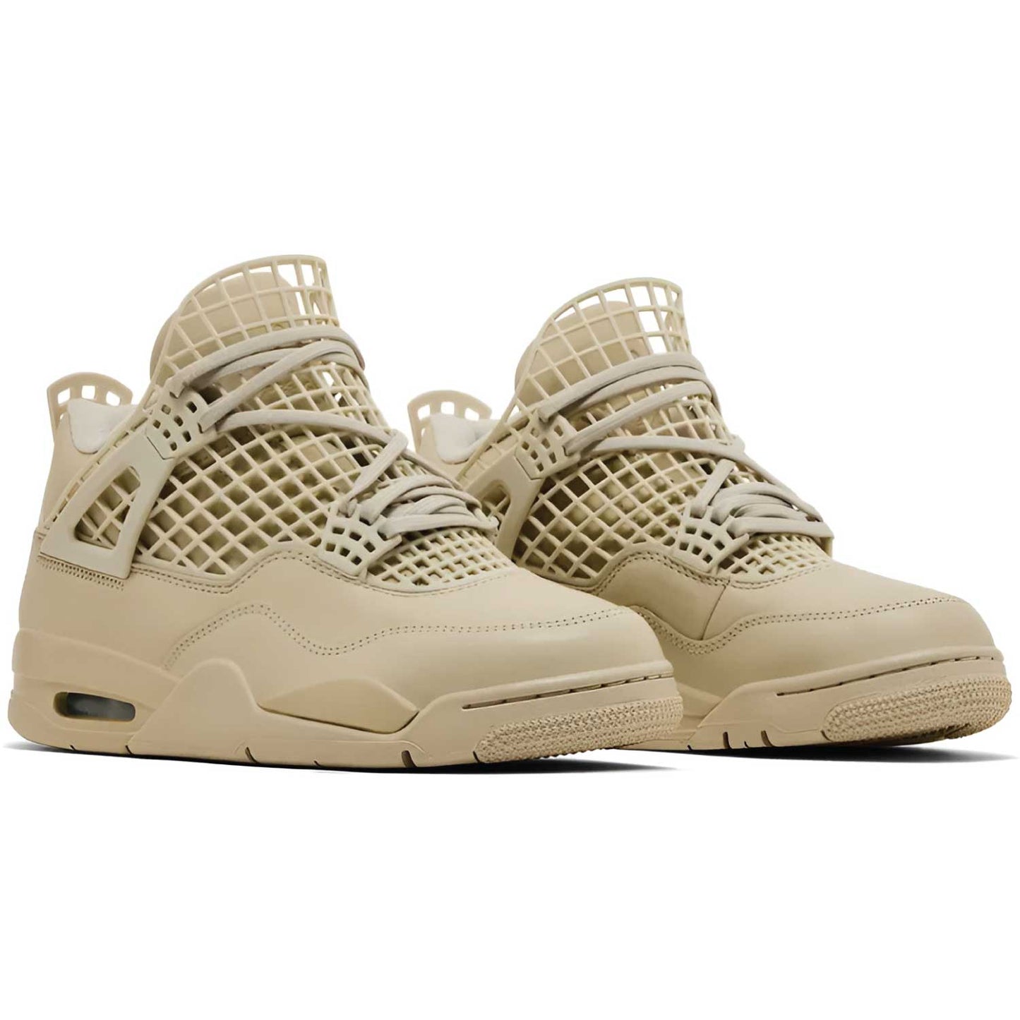 Wmns Air Jordan 4 Retro 'Net - Metallic Gold'