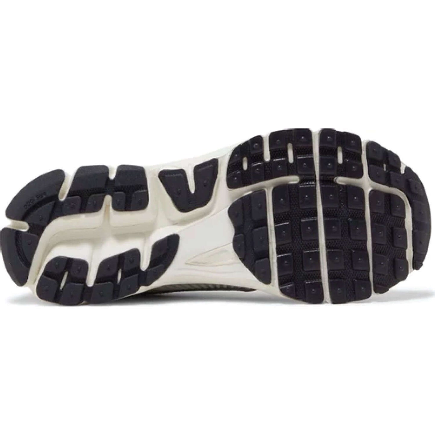 This is the lower side shoe of Wmns Air Zoom Vomero 5 'Photon Dust Metallic Silver'.