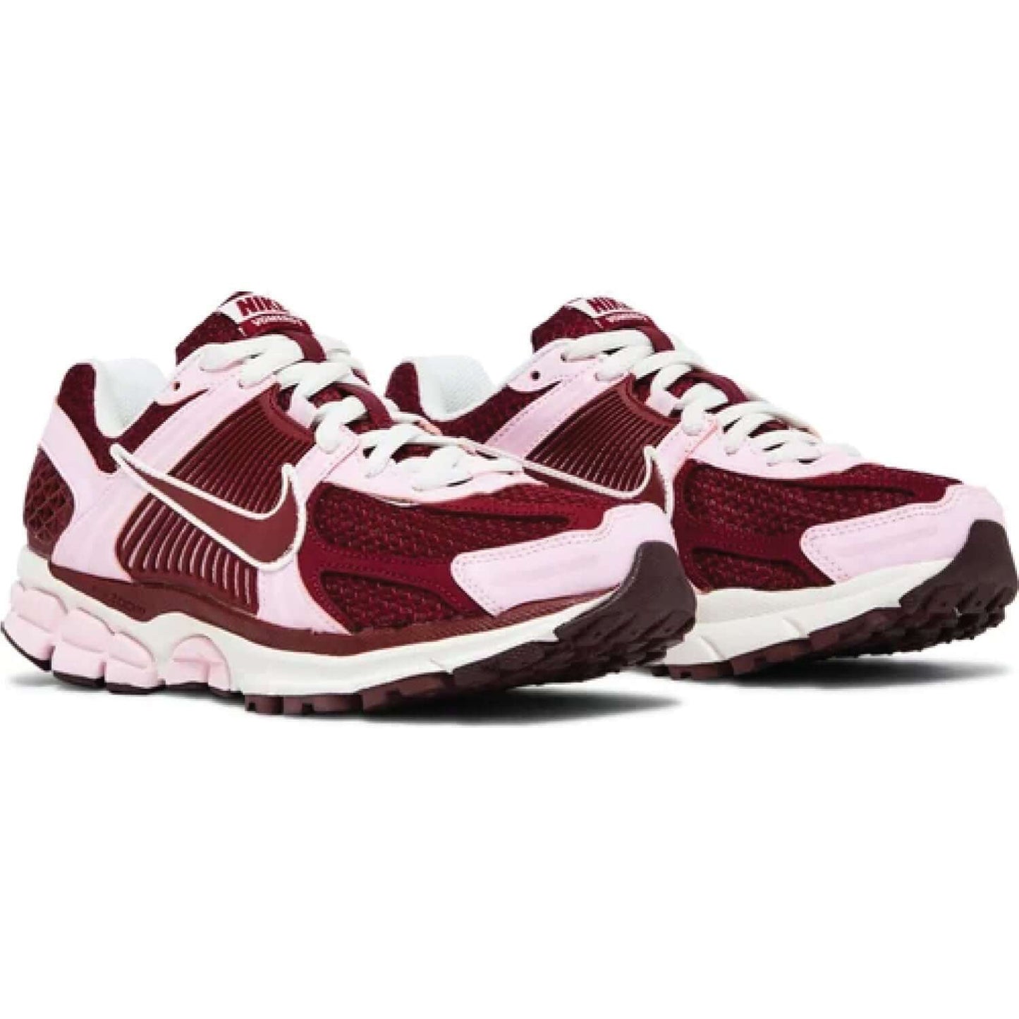 This is the pair of Wmns Air Zoom Vomero 5 'Pink Foam Team Red'. Which describe the beauty of Pink Foam Team Red.