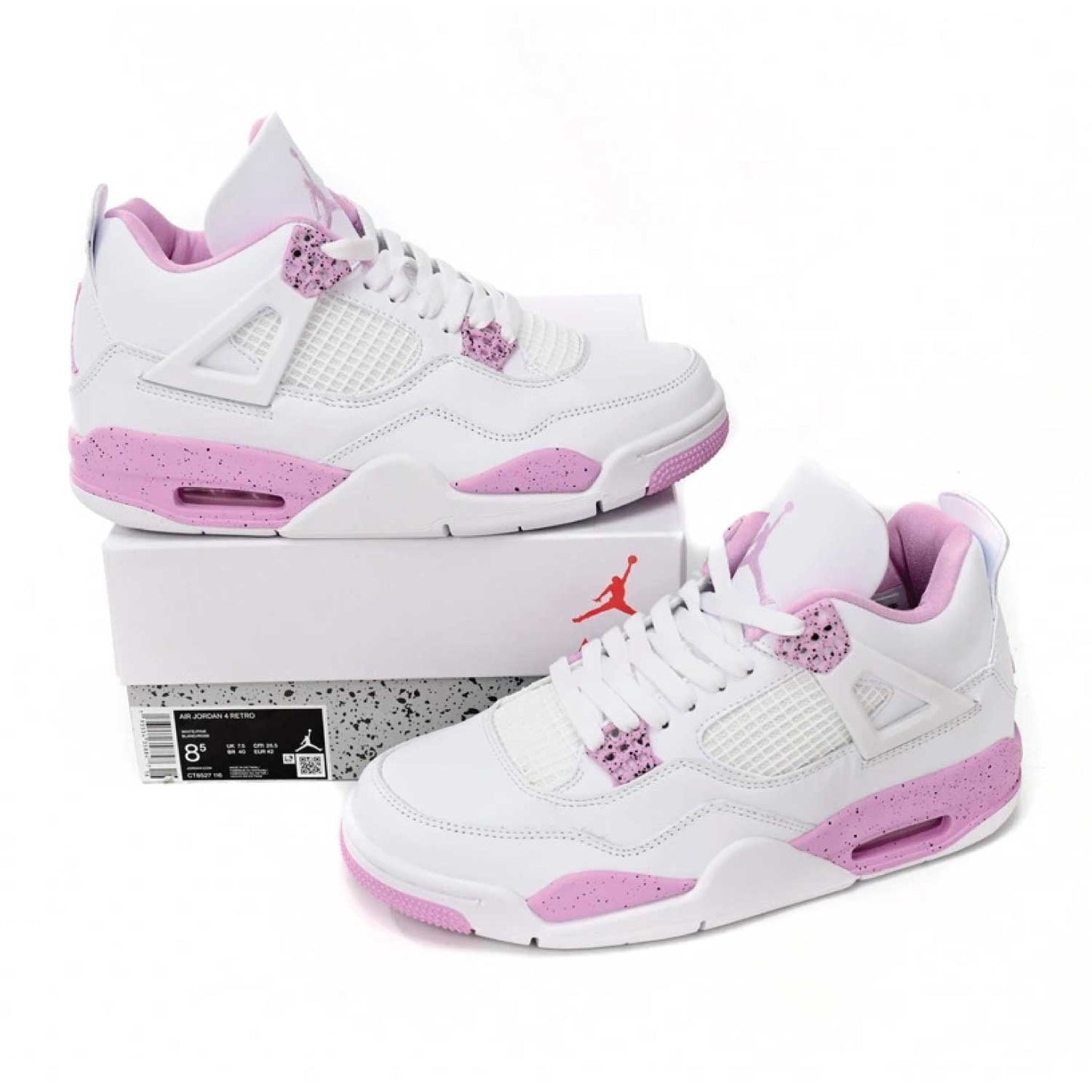 jordan 4 oreo PINK , pink oreo , Air Jordan 4 White Pink Oreo ,Ever Sole , white pink