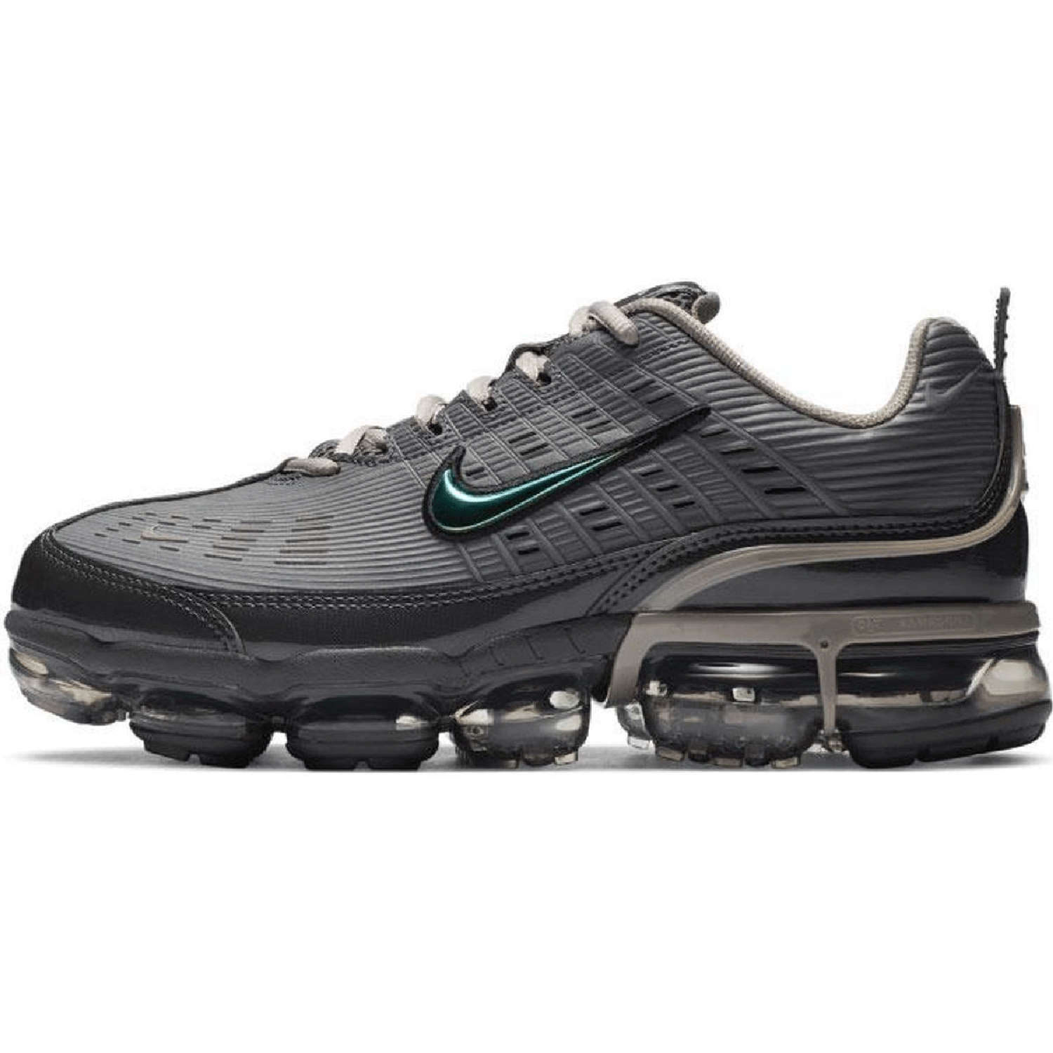 This is the left side of the Air Vapormax 360 Iron Grey