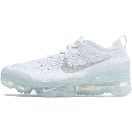 This is the left side of the Air VaporMax 2023 Flyknit 'Pure Platinum'