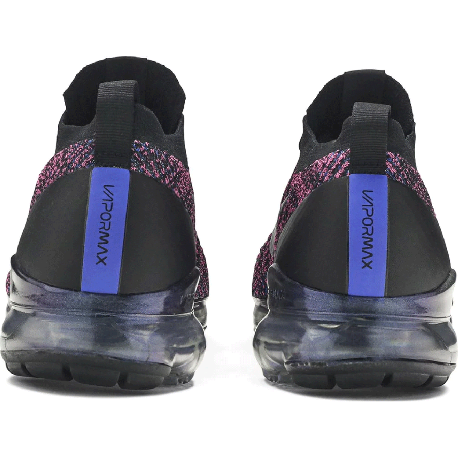 This is the back side of the Air VaporMax Flyknit 3 Laser Fuchsia