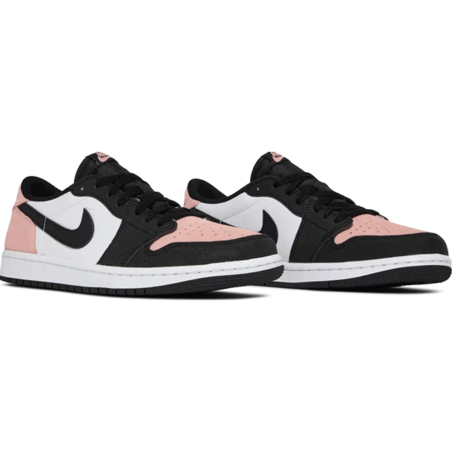 This is the pair of Air Jordan 1 Retro Low OG 'Bleached Coral'. Describe the beauty of Bleached Coral