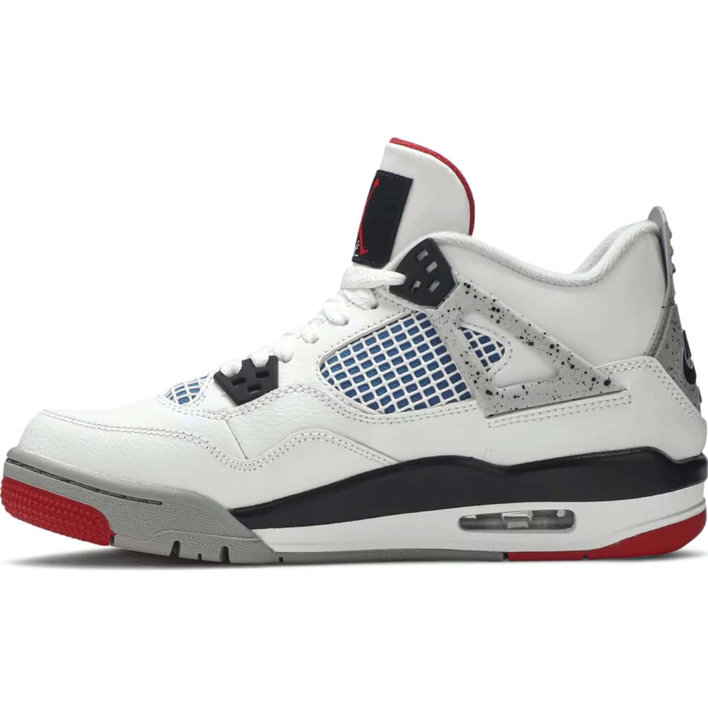 This is the left shoe of Air Jordan 4 Retro SE GS 'What The 4'