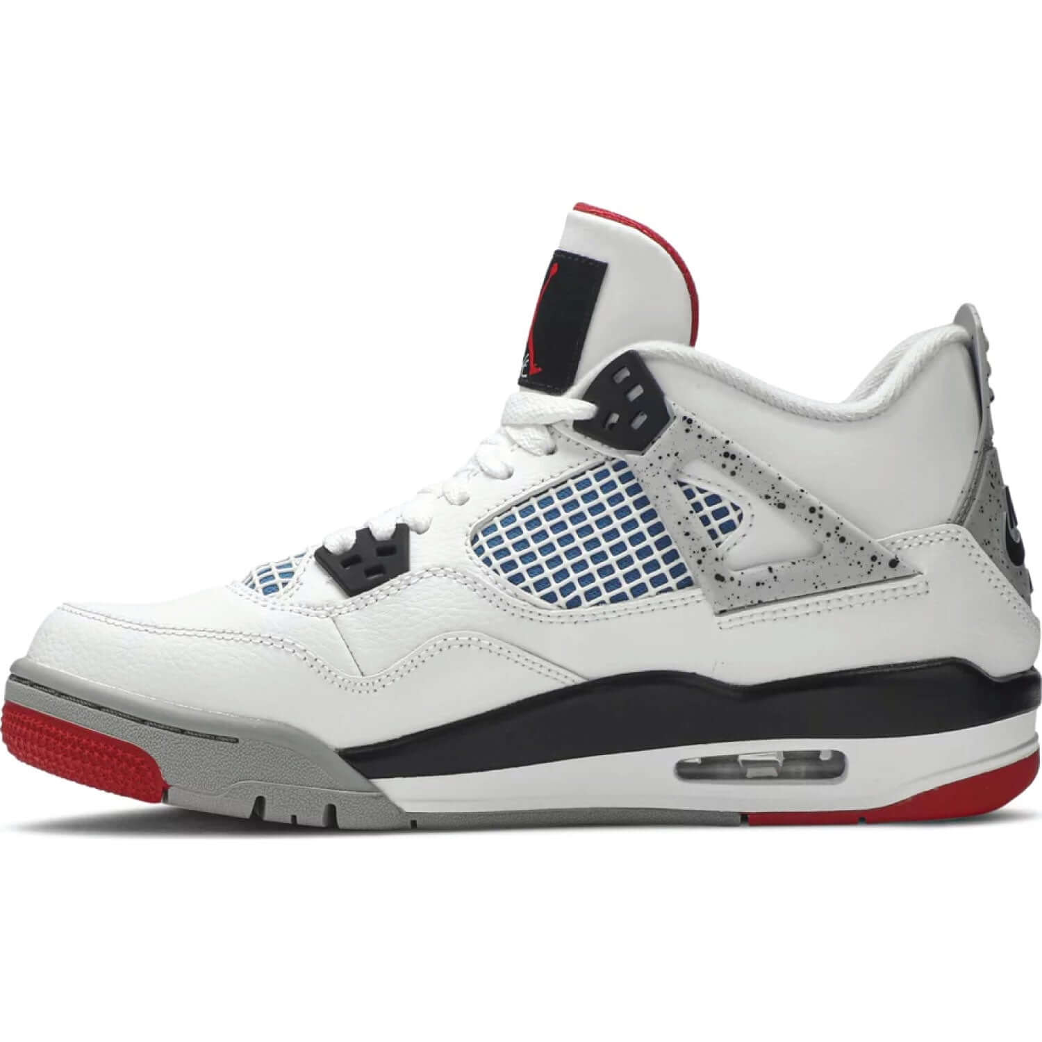 This is the left shoe of Air Jordan 4 Retro SE GS 'What The 4'