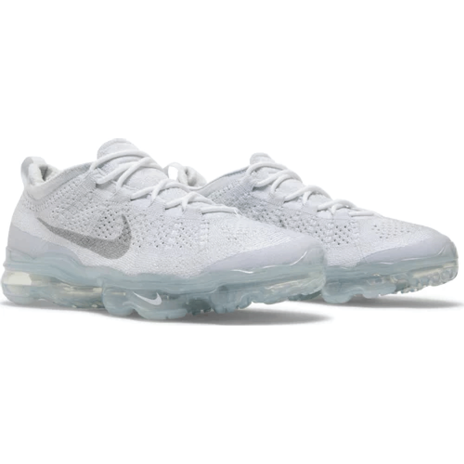 This is the Front view of the Air VaporMax 2023 Flyknit 'Pure Platinum