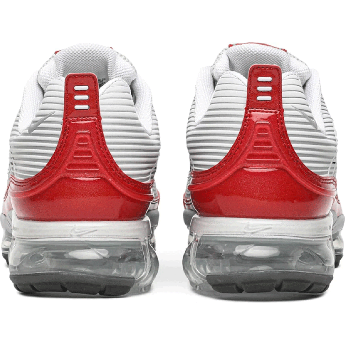 This is the back side of the Air Vapormax 360 Red white