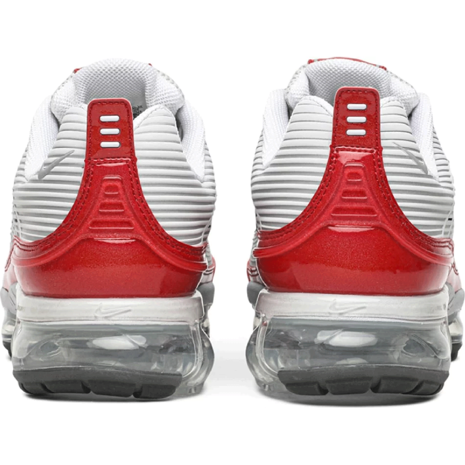 This is the back side of the Air Vapormax 360 Red white