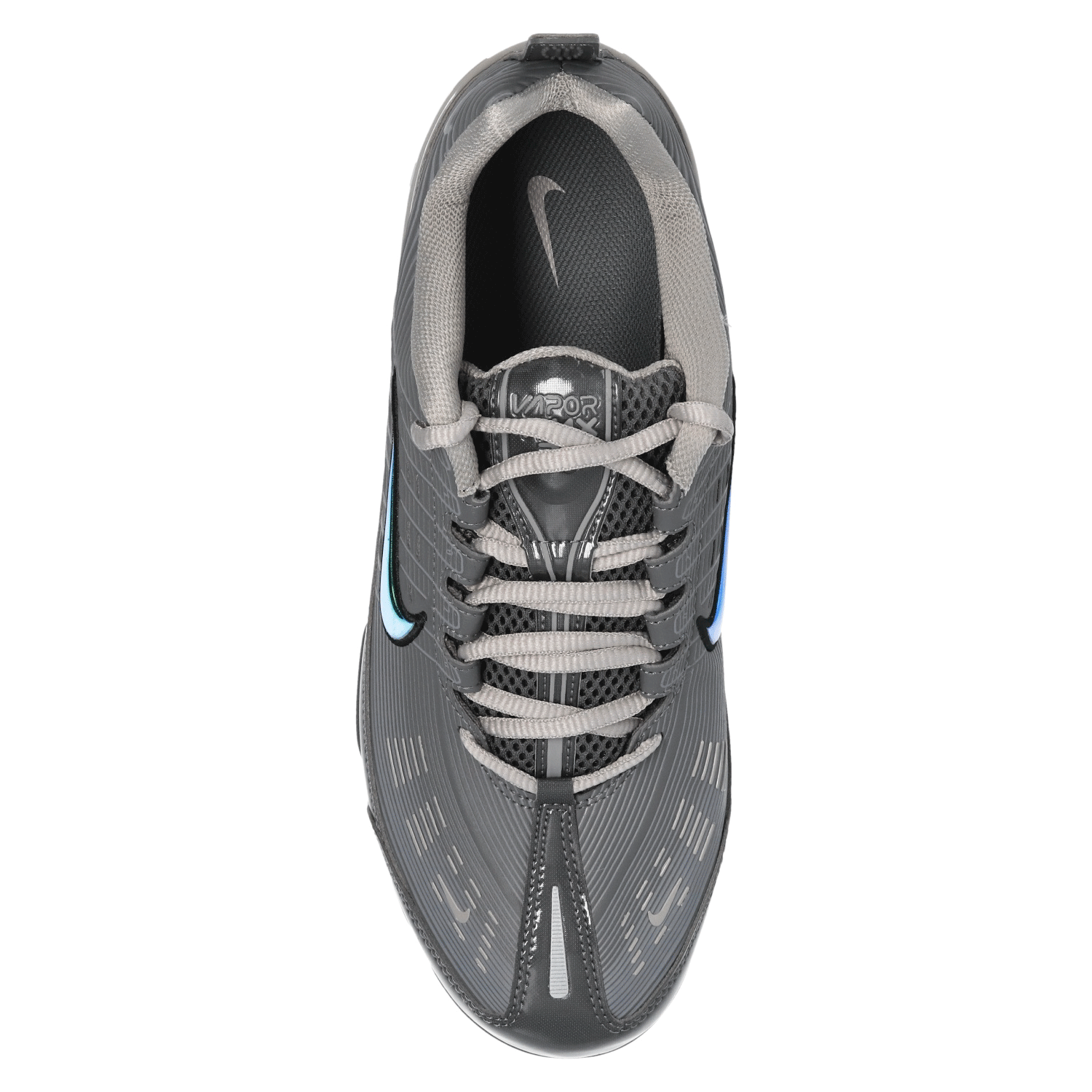 This is the upper view of Air Vapormax 360 Iron Grey