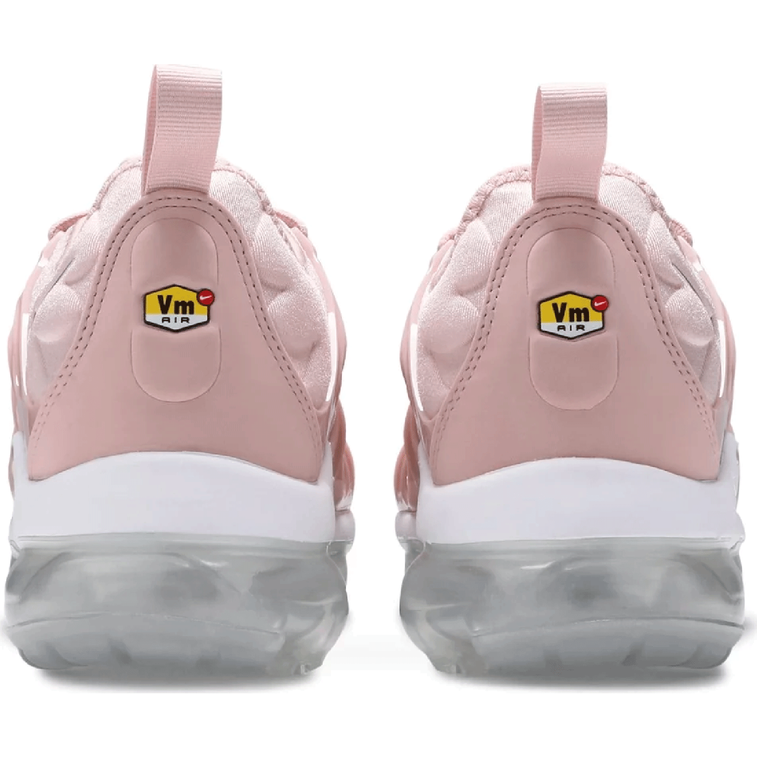 This is the back side of the Air Vapormax Plus Pink Oxford'