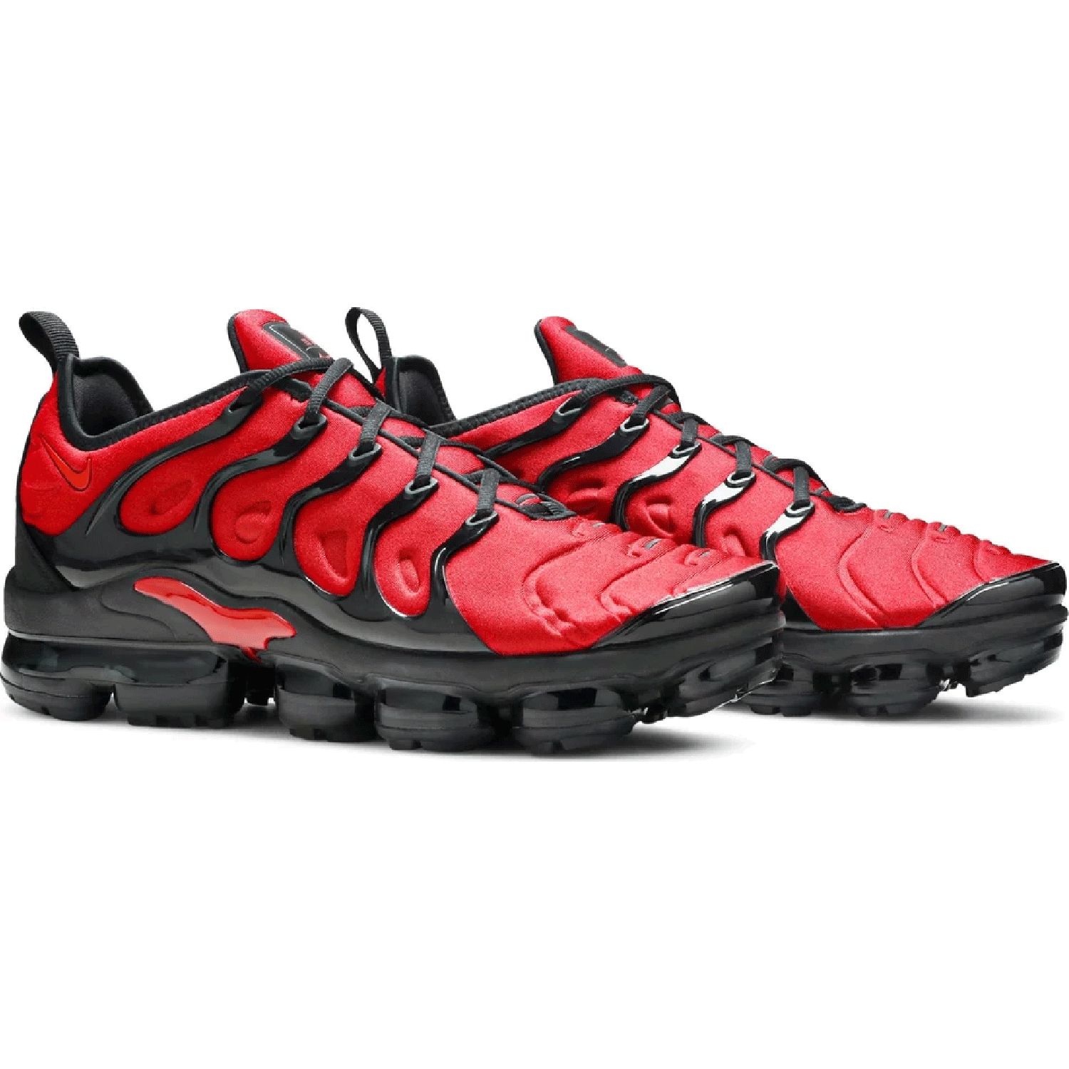 This is the front side of the Air Vapormax Plus University Red