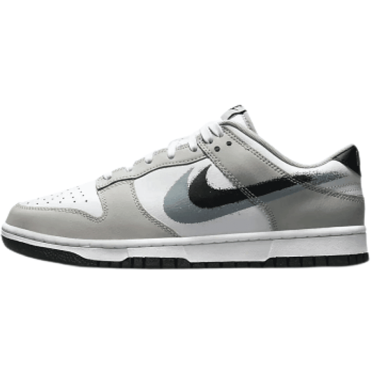 Dunk Low Grey Stencil Swoosh
