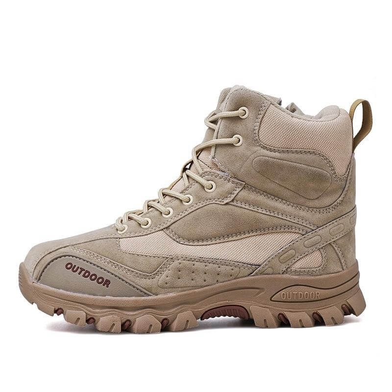 Tactical Military Boots Men Genuine Leather US Army Hunting Trekking Camping Mountaineering Winter Work Shoes Zapatos Hombre