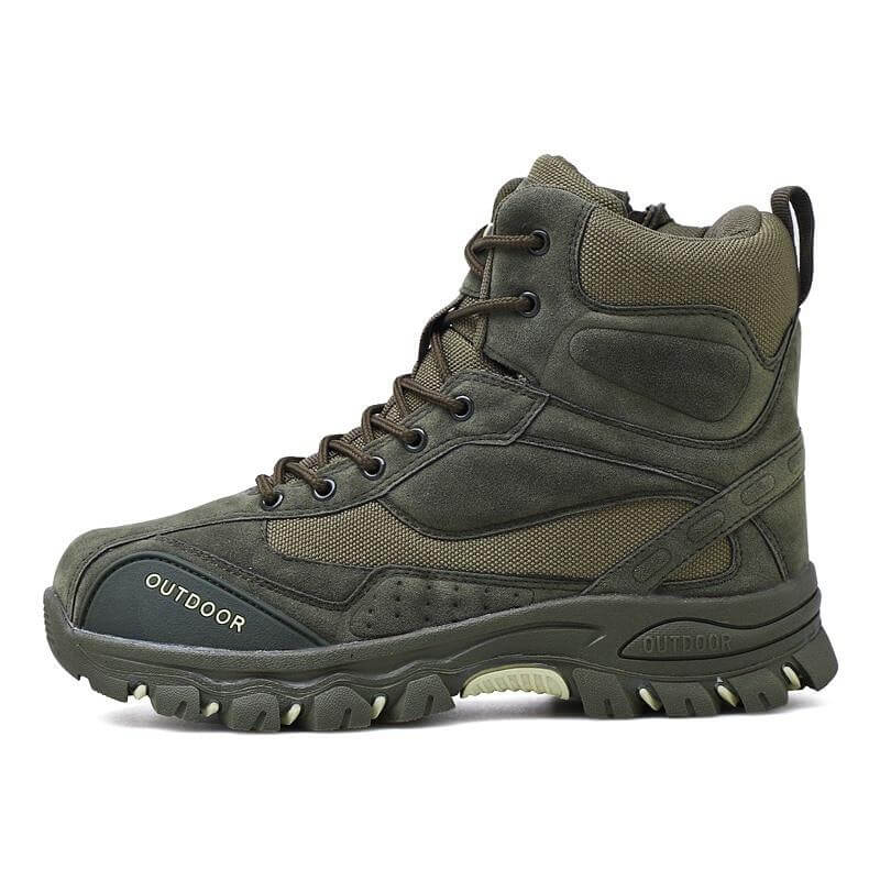 Tactical Military Boots Men Genuine Leather US Army Hunting Trekking Camping Mountaineering Winter Work Shoes Zapatos Hombre