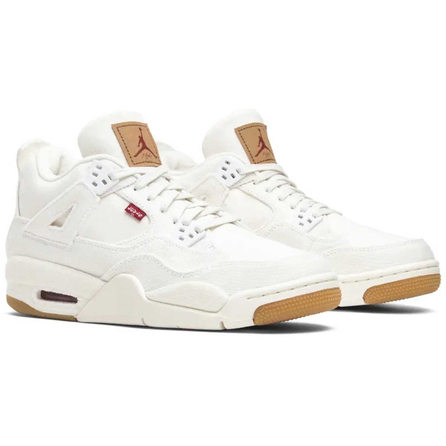 Levi's x Air Jordan 4 Retro GS 'White Denim'