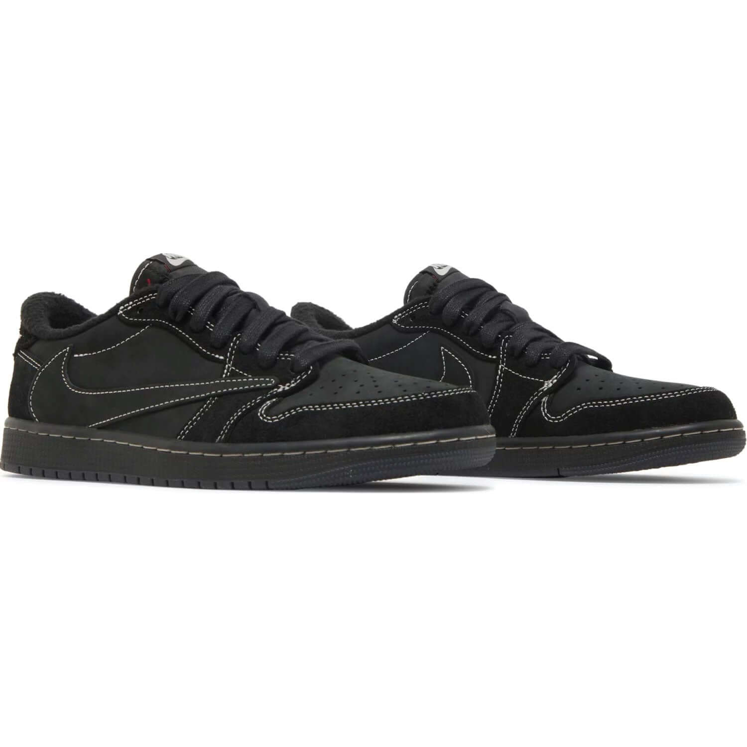 This Travis Scott x Air Jordan 1 Low OG SP 'Black Phantom' shoe is from the Trainer Factory.