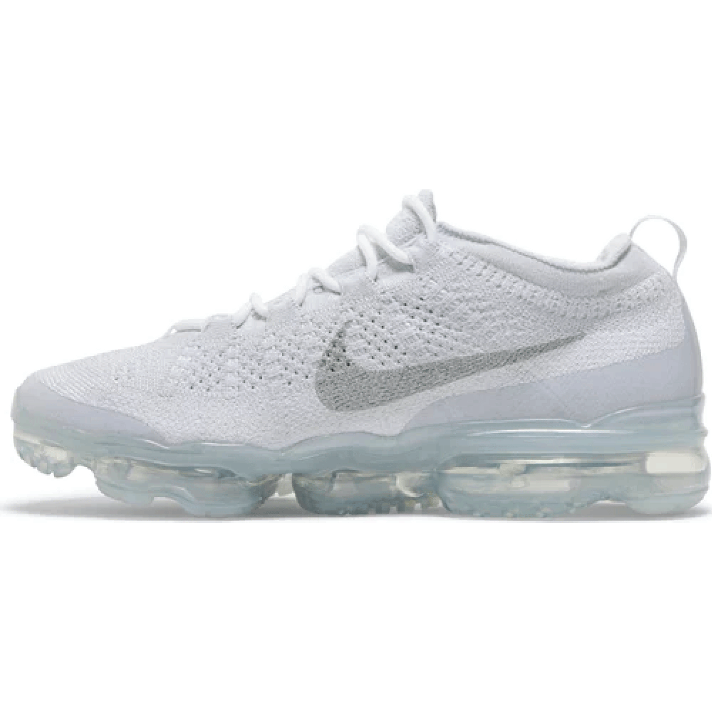 There is the great texture of the Air VaporMax 2023 Flyknit 'Pure Platinum