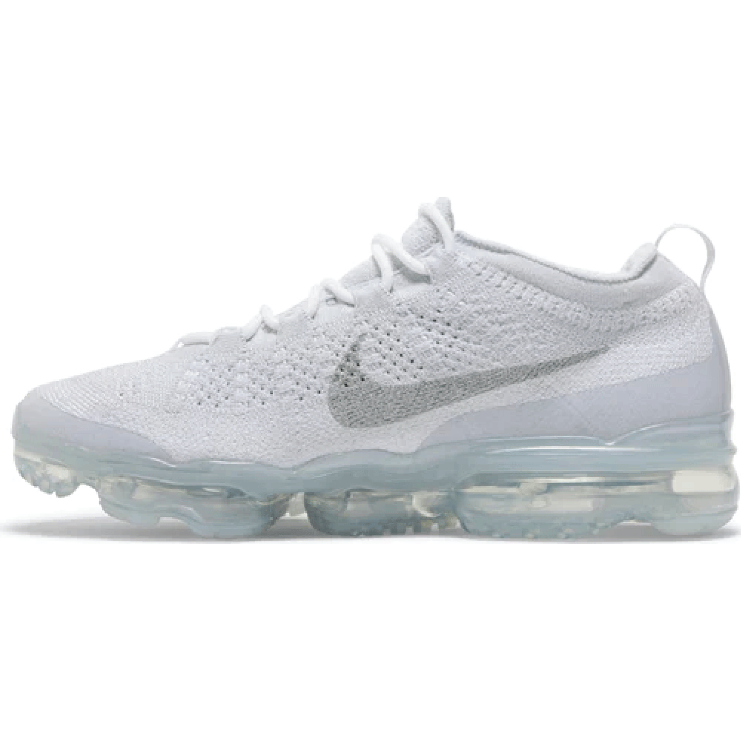 There is the great texture of the Air VaporMax 2023 Flyknit 'Pure Platinum