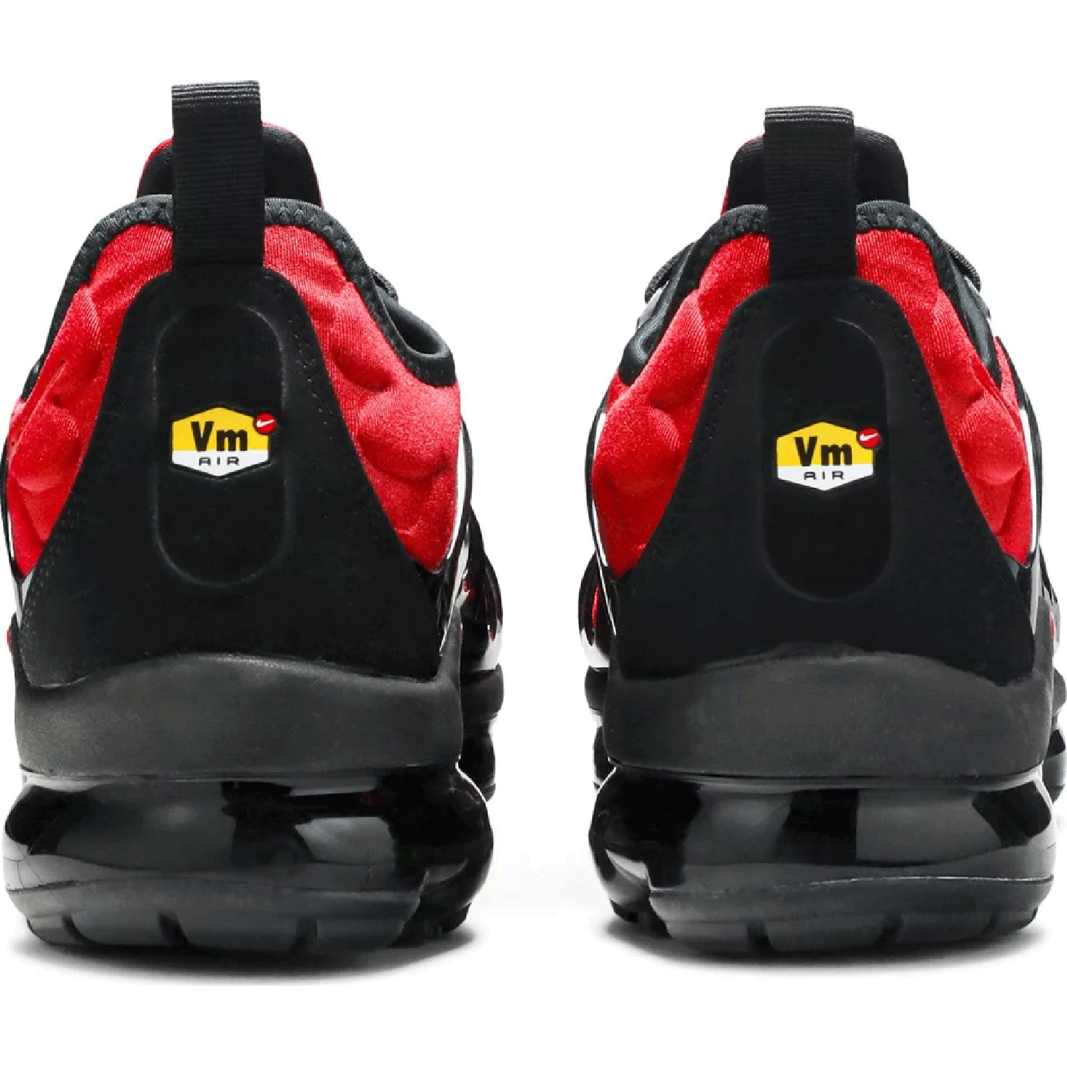 This is the back side of the Air Vapormax Plus University Red