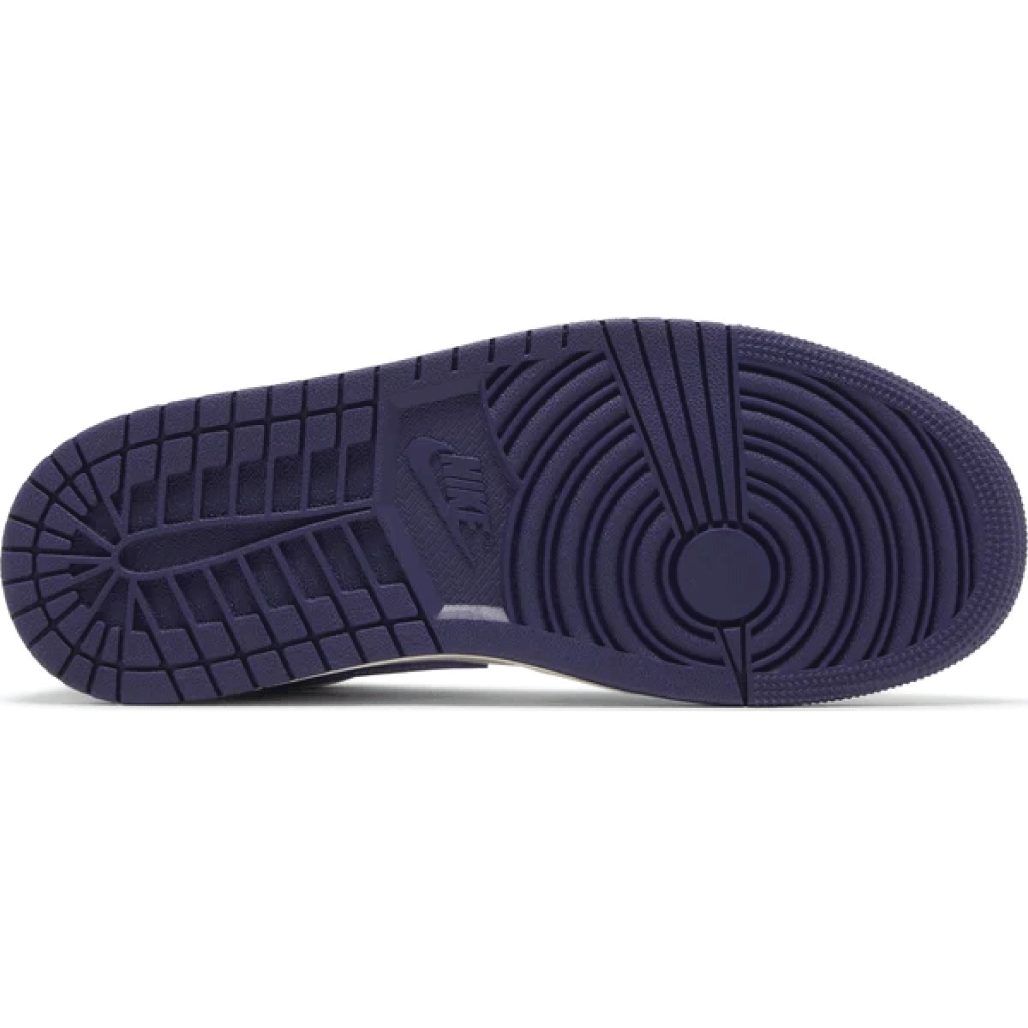 THis is the lower side shoe of Wmns Air Jordan 1 Low Sky J Purple