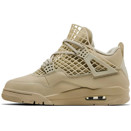 Wmns Air Jordan 4 Retro 'Net - Metallic Gold'