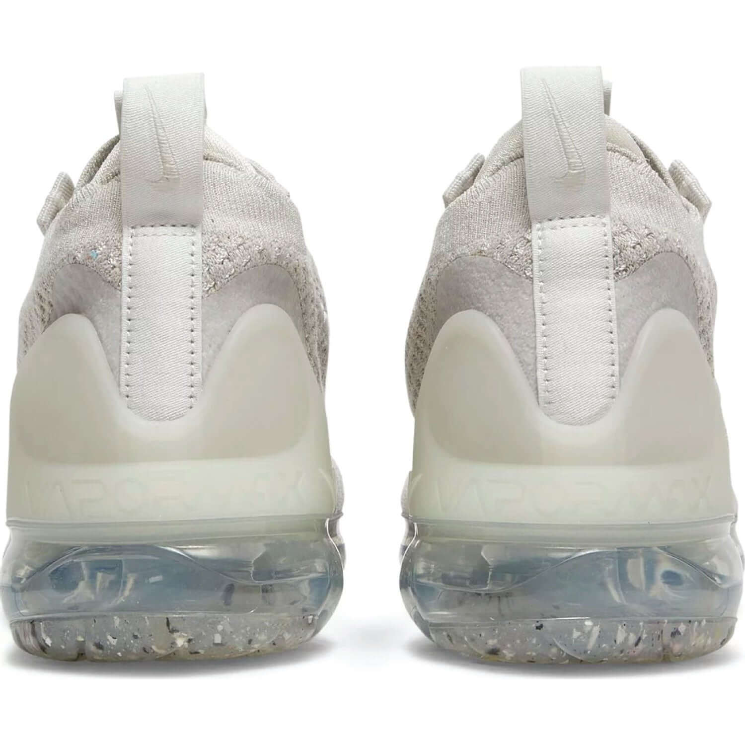 This is the back side of the Wmns Air VaporMax 2021 Flyknit 'Oatmeal'