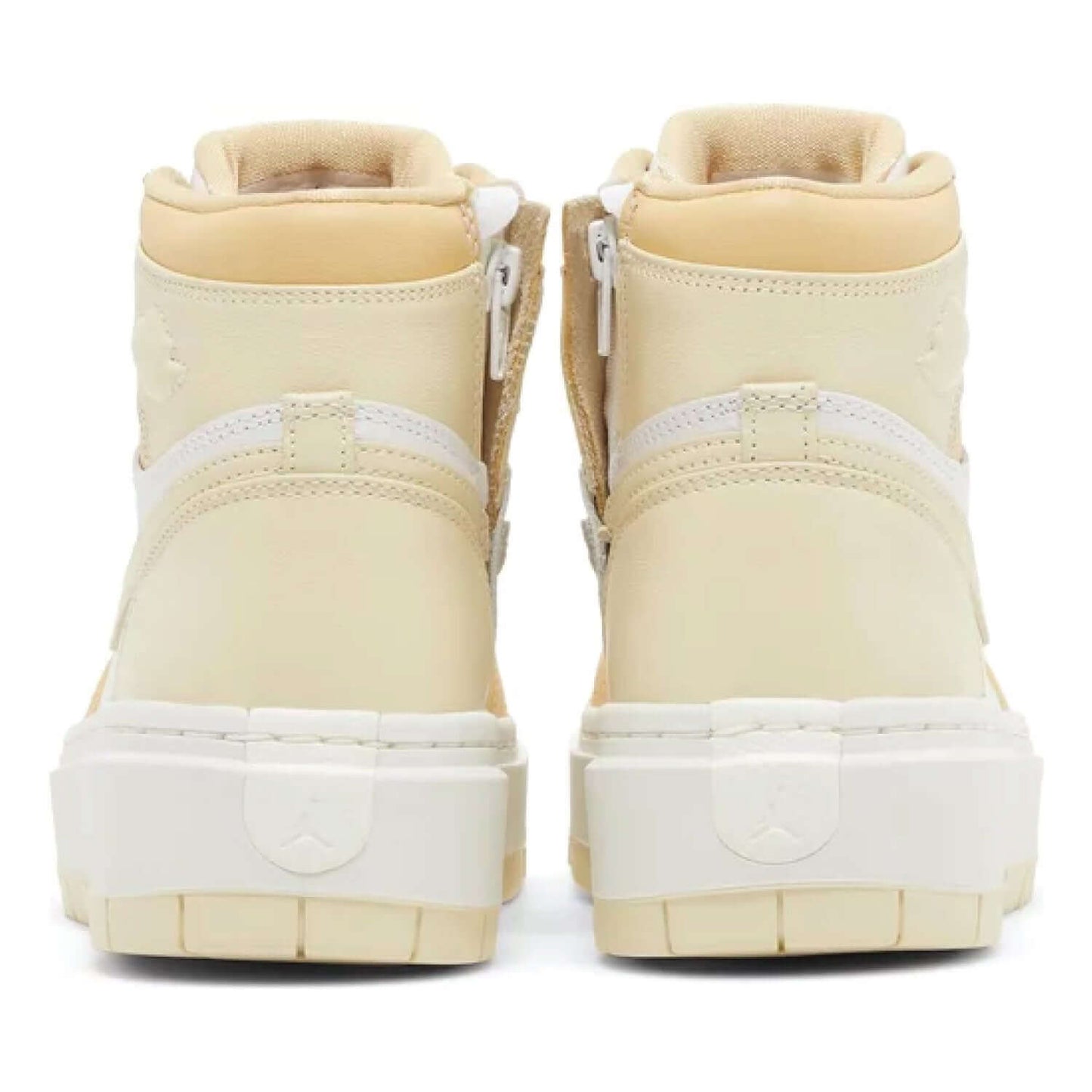 This is the back side of Wmns Air Jordan 1 Elevate High 'Celestial Gold'