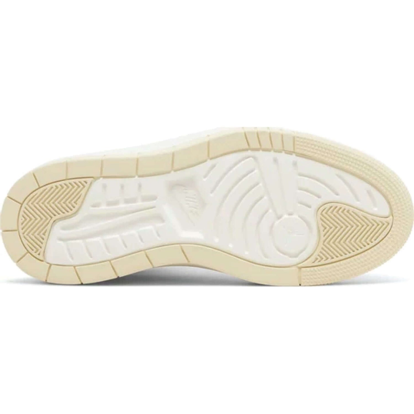 This is the back side of Wmns Air Jordan 1 Elevate High 'Celestial Gold'