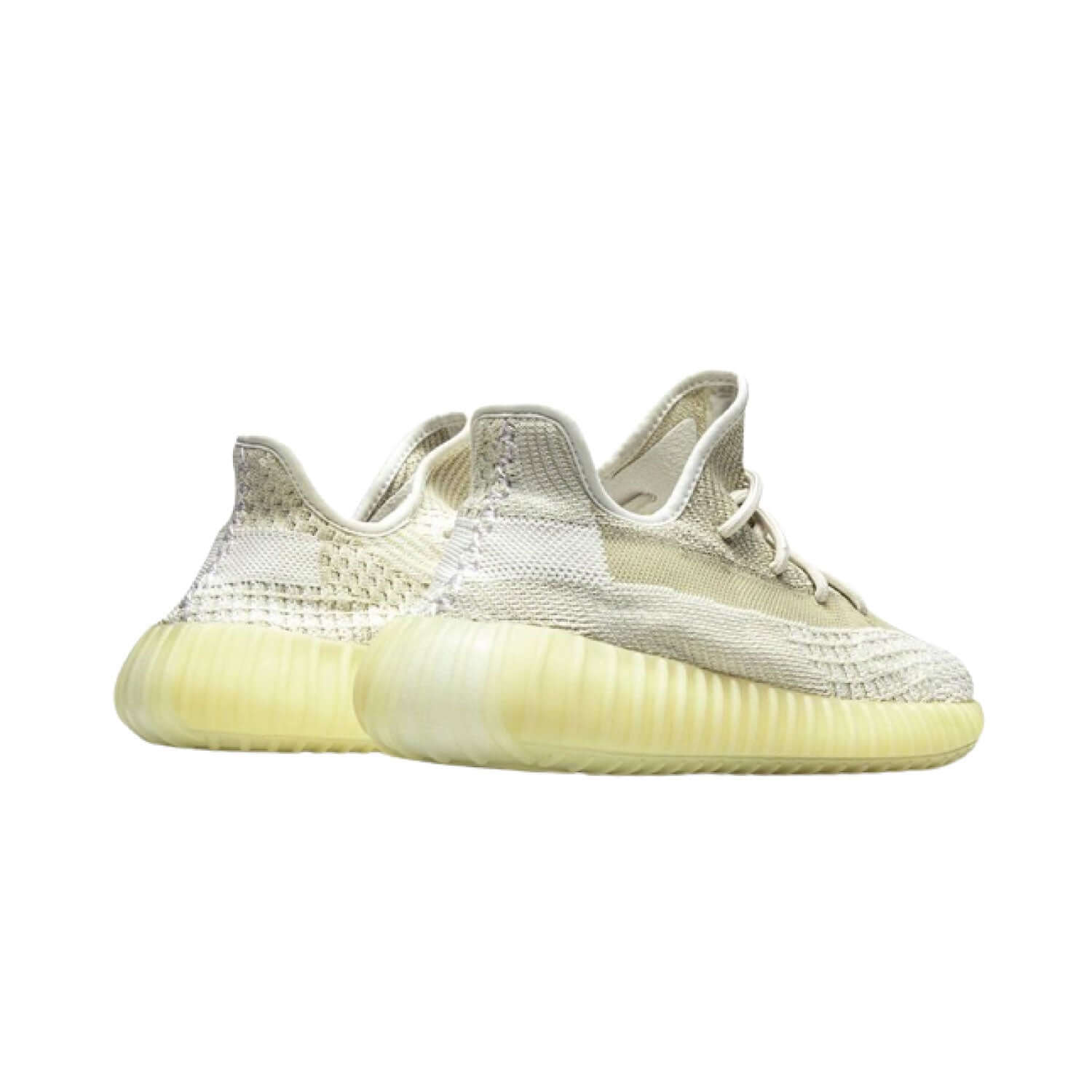 This is the back side of the Yeezy Boost 350 V2 Mono Ice